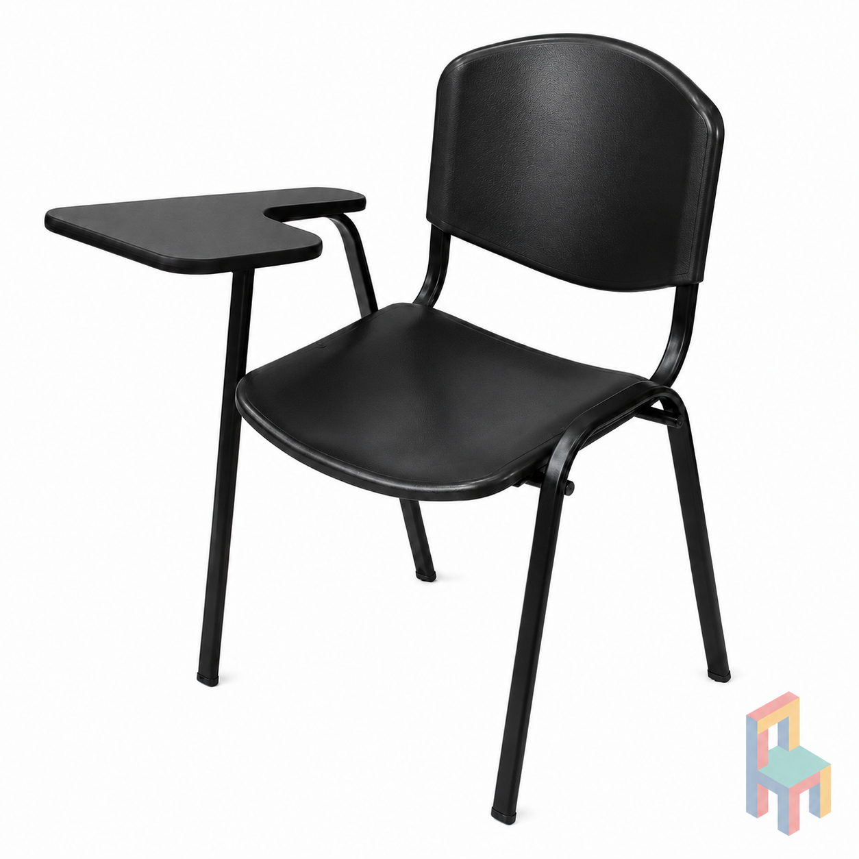 silla universitaria polipropileno negro